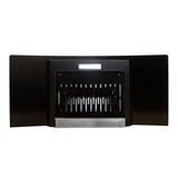 Faber 90cm 1150 m³/hr Autoclean Kitchen Chimney | Curved Glass | Filterless | Black Finish | Push Button Control | 8Yr Warranty on Motor 2Yr Comprehensive by Faber | HOOD ACE PRO IN 3D HC PB FL BK 90