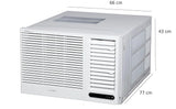 Lloyd 1.5 Ton 3 Star Window AC (GLW18D3LGSPR),Turbo Cool, Copper Coil, R32, Feather Touch Control
