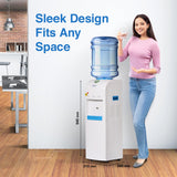 Voltas WD Minimagic pure F w/o Cabinet Bottled Water Dispenser with Cold, Hot & Normal Water | Durable & Sleek Design | Low Power Consumption | Environment Friendly | 1Year Brand Warranty