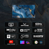 Haier 32 Inch, HD Ready, HDR10, Bezel-Less Linux Smart LED TV with Dolby Audio & Screen Mirroring – LE32A7