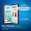 Bosch 187 L,3 star,Smart Inverter, Direct-Cool Single Door Refrigerator|18 Hrs Cooling Retention|Largest Vegetable Box|Extra Beverage Space |2.5x Faster Cooling (2026 Model,Wine flower,CST18W23EI)