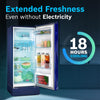 Bosch 207 L, 4 star, Smart Inverter, Direct-Cool Single Door Refrigerator|18 Hrs Cooling Retention |Largest Vegetable Box |Delicate Crisper|2.5x Faster Cooling (2026 Model, Feather Blue,CST20B34AI)