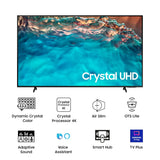 Samsung 55 Inch Crystal UHD 4K Smart TV 55BU8000, HDR10+, Motion Xcelerator, Smart TV (Open box / Without box)