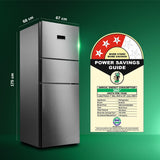 Bosch 302L, 3 Star, MaxFlex Convert Frost Free Triple Door Refrigerator | 8-in-1 Convertible Storage Modes | 57L Extra Convertible Zone | Cool Extend up to 18 hours (CMC33K03NI, Smokey Steel)
