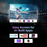 Haier 32 Inch, HD Ready, HDR10, Bezel-Less Linux Smart LED TV with Dolby Audio & Screen Mirroring – LE32A7