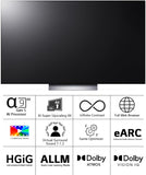 LG 55 Inch OLED 4K Smart TV 55C2, Dolby Vision IQ, 120Hz, WebOS, Dolby Atmos (Open Box / Without box)