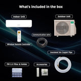 GENERAL 1.5Ton BEE 2026 4 Star Rated,Hot & Cold Inverter Split AC(ASGG18KJTA-B,White,Copper,5280W,15m Long Reach Airflow,4 Way Swing,-15°C~55°C Max,Suitable for 170~250 Sft,Free Standard Installation)