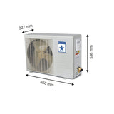 Blue Star 0.9 Ton 3 Star Convertible Inverter Split AC (IA311YNU) | 5-in-1 Cooling, Eco Mode (Open Box / Without Box)