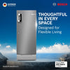 Bosch 207 L, 3 star, Direct-Cool Single Door Refrigerator | 18 Hrs Cooling Retention | 2.5X Faster Cooling | Spacious Multi Box | XL Dry Storage | SuperFreeze (2026 model, CST20S23VI, Fine Steel)
