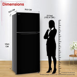 LG 446L 1 Star Frost Free Double Door Convertible Refrigerator with Door Cooling+™, Smart Inverter Compressor, Smart Diagnosis™ & Ebony Sheen (GLT4416CCES)