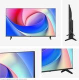 Hisense 43 Inch (108 cm) Full HD Smart LED TV | Dolby Audio | Bezel-Less Design | VIDAA Smart OS | Built-in Wi-Fi | Screen Mirroring | 2 HDMI | 2 USB (43E4Q, Black)