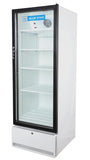 Blue Star SC375F 375 Litres Single Door Visi Cooler | Ventilated Cooling | LED Lighting | Adjustable Shelves | White