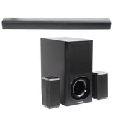 Panasonic SC-HTS400GWK 5.1 Ch Sound Bar with 3D Surround Sound 400W Dolby Digital Plus Tpuch Control (150W+50W*3,& 50W*2),BT 5.3, USB,HDMI ARC,Optical,Aux with Remote Control &Display