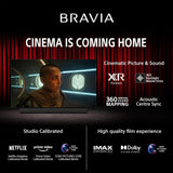 Sony 139 cm (55 inches) BRAVIA 7 4K Ultra HD AI Smart Mini LED Google TV K-55XR70 (Black)
