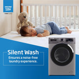 Voltas Beko 8.0kg, Inverter, 5 Star Front Load Washing Machine (WFL8014VTAP, Anthracite), Auto Dosing,Stain Expert