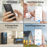 Samsung 396 L, 2 Star, Convertible 5-in-1, Digital Inverter, Frost Free Double Door, Bespoke AI WiFi Enabled Refrigerator (RT41DG6A2BB1, Black Matte, 2025 Model)