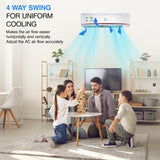 Godrej 2 Ton 3 Star, 4-Way Air Swing, Fixed Speed Split AC (Copper, Anti-Dust Filter, AC 2T SFC 24LTC3-WWR, White)