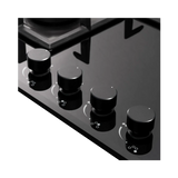 IFB 78 cm 4 Burner Hybrid Hob with 3D Brass Burners, Flame Failure Safety Device & Auto Ignition – Black – 78-GCI4B-3D-FB-FFD