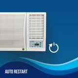 Lloyd 1.5 Ton 5 Star Fixed Speed Window AC (Copper, White with Silver Deco Strip, GLW18C5XWSEA)