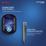 Havells Magnatron Prime 4S 25L Storage Water Heater (White Blue) | Induction Technology Geyser