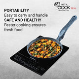 Havells Induction Cooktop Tc 18 1800 Watt (Crystal Glass, Black) (Ghcicdqk180)