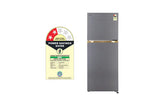 LG 225L 2 Star Double Door Refrigerator with Smart Inverter Compressor, Auto Smart Connect & Multi Air Flow, Dazzle Steel (GL-N252YDSY)