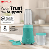 Havells Nutri Power Blender 350 Watt Mixer Grinder with Air Vent Technology