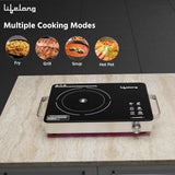Lifelong LLIRC001 2000W Infrared Induction Stove with Digital Display, Auto Shut-Off & Voltage Protection