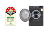 LG 8Kg Front Load Washing Machine, AI Direct Drive™, Middle Black, 5 Star,FHP1208A5M