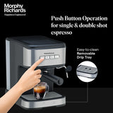 Morphy Richards Impresso Coffee Maker (350017) – Professional Brewing with Sleek Design