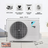 DAIKIN 2.6 Ton 3 Star Inverter Split AC (Copper Condenser, PM 2.5 Filter, FTKL90XV16LAA)