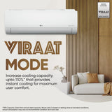 LG 3 Star (1.5) Split AC, Hot and Cold, Dual inverter Compressor, Super Convertible 5-in-1 Cooling, 5.2 kW, 2025 Model,(US-NH19BNXE)
