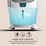 Crompton Ozone 75 Litres Desert Air Cooler for home | Large & Easy Clean Ice Chamber | 4-Way Air Deflection
