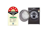 LG 9Kg Front Load Washing Machine, AI Direct Drive™, Black VCM, 5 Star, FHP1209Z9B