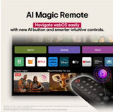 LG OLED AI 139cm (55) TV (B5), α8 Gen2 AI Processor 4K, 20W Audio, Dolby Vision & Atmos, 120Hz Refresh Rate (2025 Model)