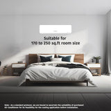 GENERAL 1.5Ton BEE 2026 4 Star Rated,Hot & Cold Inverter Split AC(ASGG18KJTA-B,White,Copper,5280W,15m Long Reach Airflow,4 Way Swing,-15°C~55°C Max,Suitable for 170~250 Sft,Free Standard Installation)