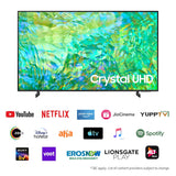 Samsung 75 Inch Crystal UHD 4K Smart TV 75CU8000, HDR10+, Smart Hub, Crystal Processor 4K (open box / without box)