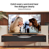 Samsung 300 W 2.1 ch Dolby Audio Soundbar, DTS Virtual:X, Surround Sound Expansion, Bluetooth, Optical in, USB, Wireless Subwoofer (HW-C450/XL, Black)