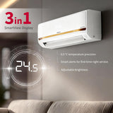 Hitachi 1.5 Ton 3 Star Hot & Cold New star rated, Inverter Split AC (Copper, Smart View Display, 4 Way Swing, ice Clean Cooling, 2026 Model, RAS.G318PHDIST, White)