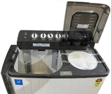 Voltas Beko, A Tata Product 10 Kg 5 Star Semi-Automatic Top Load Washing Machine (WTT100UPA/GRSSWH5PTDA, Grey, Special pulsator and Double waterfall Technology)