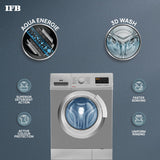 IFB 7 Kg 5 Star Front Load Washing Machine Appliance with Power Steam (NEO DIVA SXS 7010, Silver, 1000 RPM)