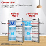 LG 446L 1 Star Frost Free Double Door Convertible Refrigerator with Door Cooling+™, Smart Inverter Compressor, Smart Diagnosis™ & Ebony Sheen (GLT4416CCES)