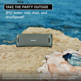 Sony ULT Field 1 with Massive Bass,12hrs Playtime,Hands Free Calling (with MIC),IP67(Waterproof,Dustproof,Rustproof),Sound Connect App,Wireless Bluetooth Speaker-Gray