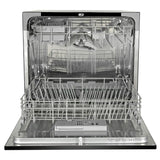 Faber 8 Place Dishwasher | 6 Wash Programs |Adjustable Upper Rack & Cutlery Tray | 8L Water/Cycle | Suitable for Oil & Masala Stains | 2Yr Warranty & 5Yr On Cavity | FFSD 6PR 8S Ace