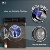 IFB 7 Kg 5 Star Front Load Washing Machine 2X Power Steam (ELITE MXS 7012, Mocha, In-built Heater, 4 years Comprehensive Warranty)