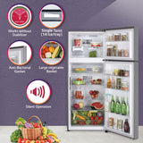 LG 398 L 2 Star Frost-Free Smart Inverter Double Door Refrigerator, GL-S422SPZY, Shiny Steel, Convertible with Express Freezing)