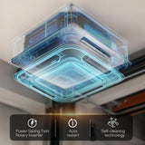 Godrej 2 Ton 2 Star Inverter Cassette AC with 5-in-1 Convertible Cooling, 360° Cooling, Self Clean Technology, Anti Freeze Protection & 5 Years Warranty (AC 2.0T TR CIC 24M2TG WA 4)