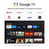 Panasonic 108 cm (43 inches) 4K Ultra HD Smart LED Google TV TH-43MX740DX (Black, 4K Color Engine, HDR 10, Dolby Digital, Chromecast Built-in)