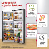 LG 446L 1 Star Frost Free Double Door Convertible Refrigerator with Door Cooling+™, Smart Inverter Compressor, Smart Diagnosis™ & Ebony Sheen (GLT4416CCES)