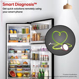 LG 446L 1 Star Frost Free Double Door Convertible Refrigerator with Door Cooling+™, Smart Inverter Compressor, Smart Diagnosis™ & Ebony Sheen (GLT4416CCES)